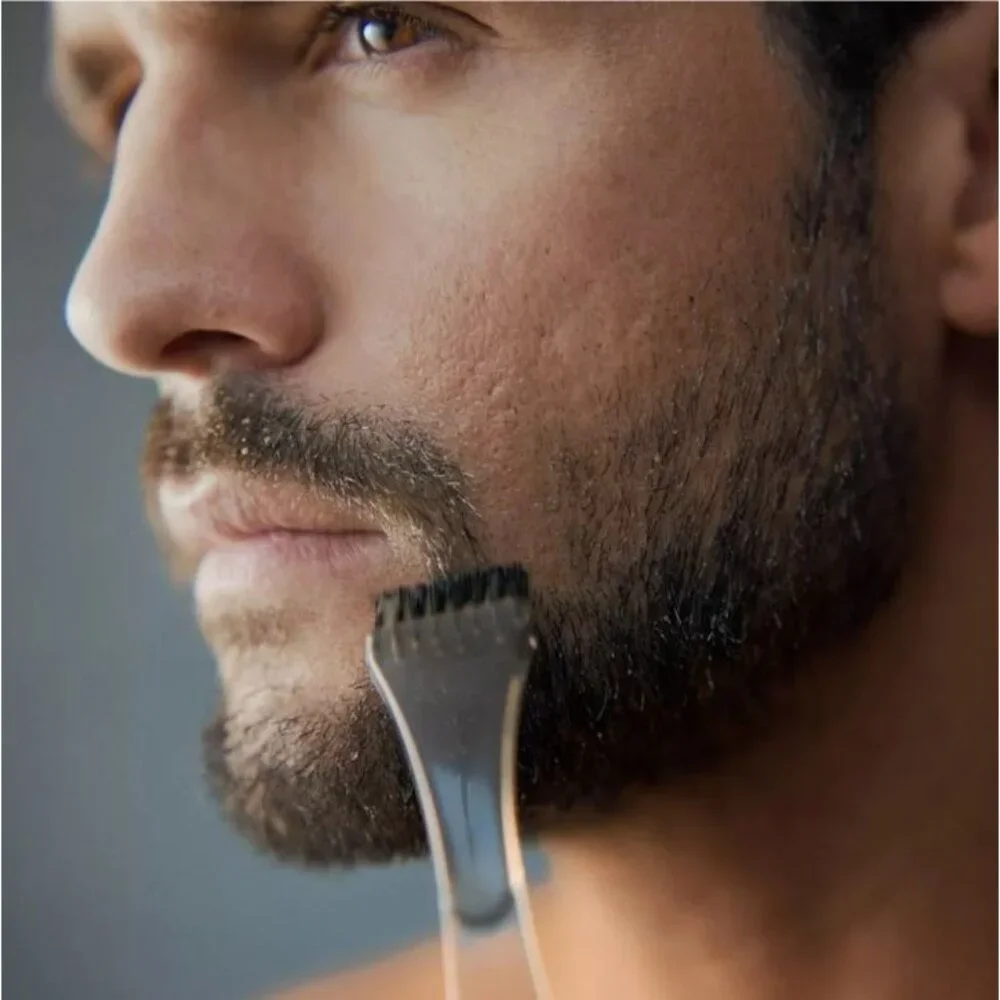 Just For Men Mustache & Beard Brush-In Color Gel M-25 Light Brown 3Pk